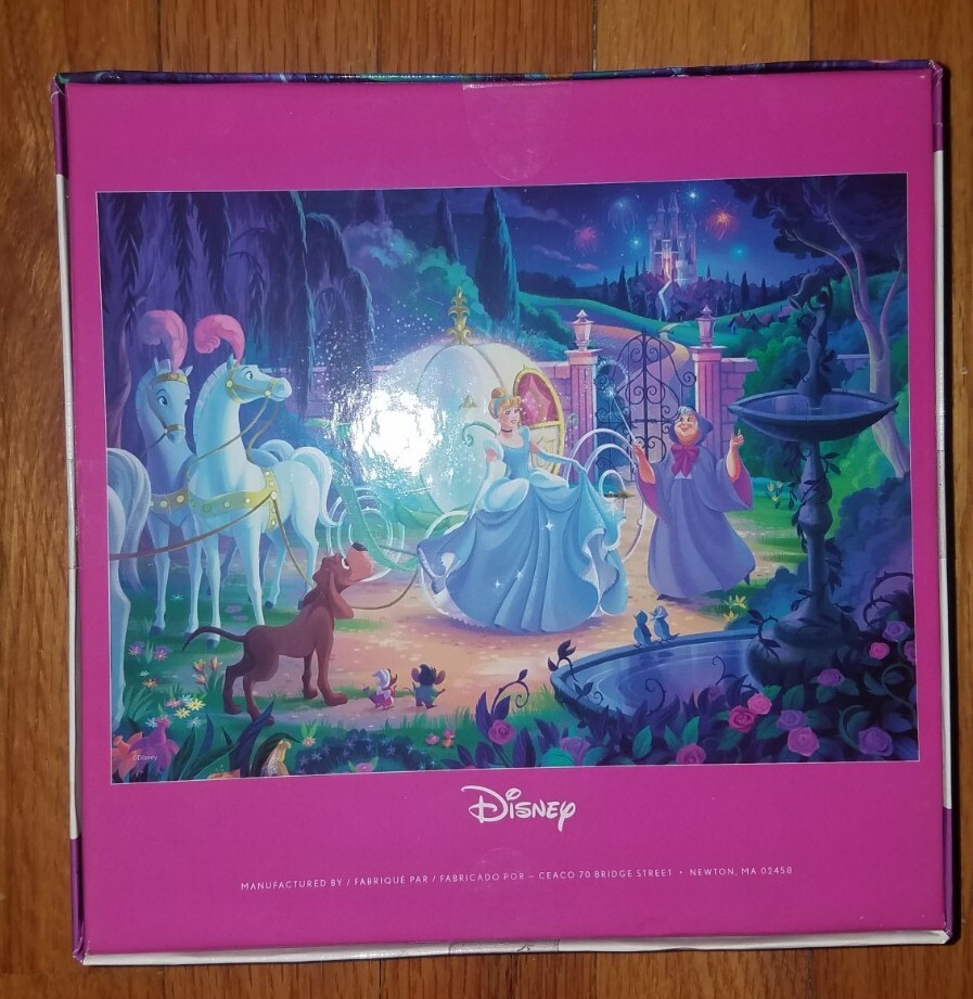 Ceaco Disney Princess Cinderella & Carriage 200 Piece Jigsaw