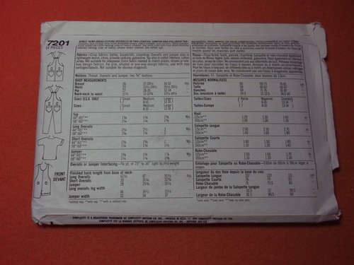 Simplicity Patterns ~ All Patterns are Size 7-14 * ~ * ~ * ~ * ~ * Listing 9309 - Picture 16 of 82