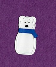 POLAR BEAR Zoo die cuts scrapbook cards