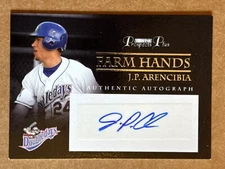 2007 TRISTAR Prospects Plus Farm Hands Authentic Auto JP Arencibia #FH-JA2
