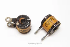 2 NOS MEPCO Non-Inductive Wire-Wound Resistors / 2.86K Ohm -- RM