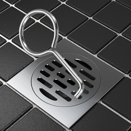 Drain Lifting Hooks, 2Pcs Stainless Steel Drain Grate Puller Drain Hook, 63x30mm - Bild 5 von 5