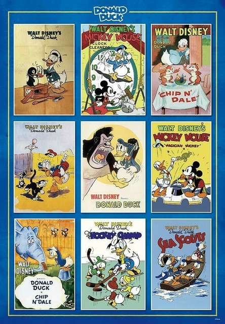 Classic Fashion Jigsaw Puzzle Movie Poster Collection Donald Duck 1000pcs Tenyo D 1000 041 For Sale Online Discount Jasasublimacion Com Ar