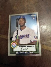 SHERTEN APOSTEL 2021 TOPPS CHROME (RC) #95 FREE SHIPPING