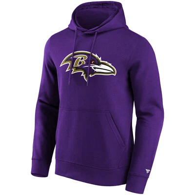 NFL Hoody Baltimore Ravens purple Logo Primary Graphic Sweater Kaputzenpullover