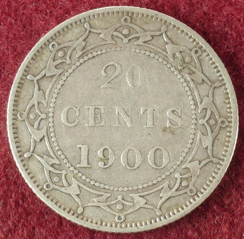 Canada Newfoundland 20 Cents 1900 (F2204) - Picture 2 of 2