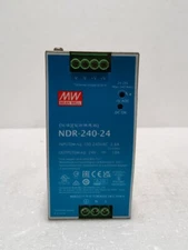 MW MEAN WELL NDR-240-24 POWER SUPPLY 240- 24V 10A FREE FAST