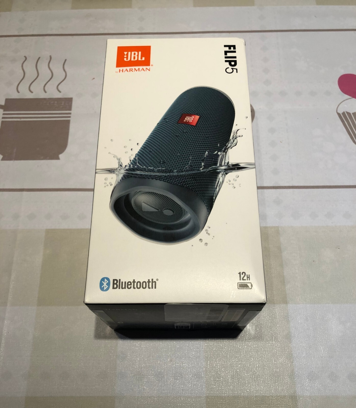 JBL Flip 5 Portable Waterproof Speaker - Ocean Blue-image