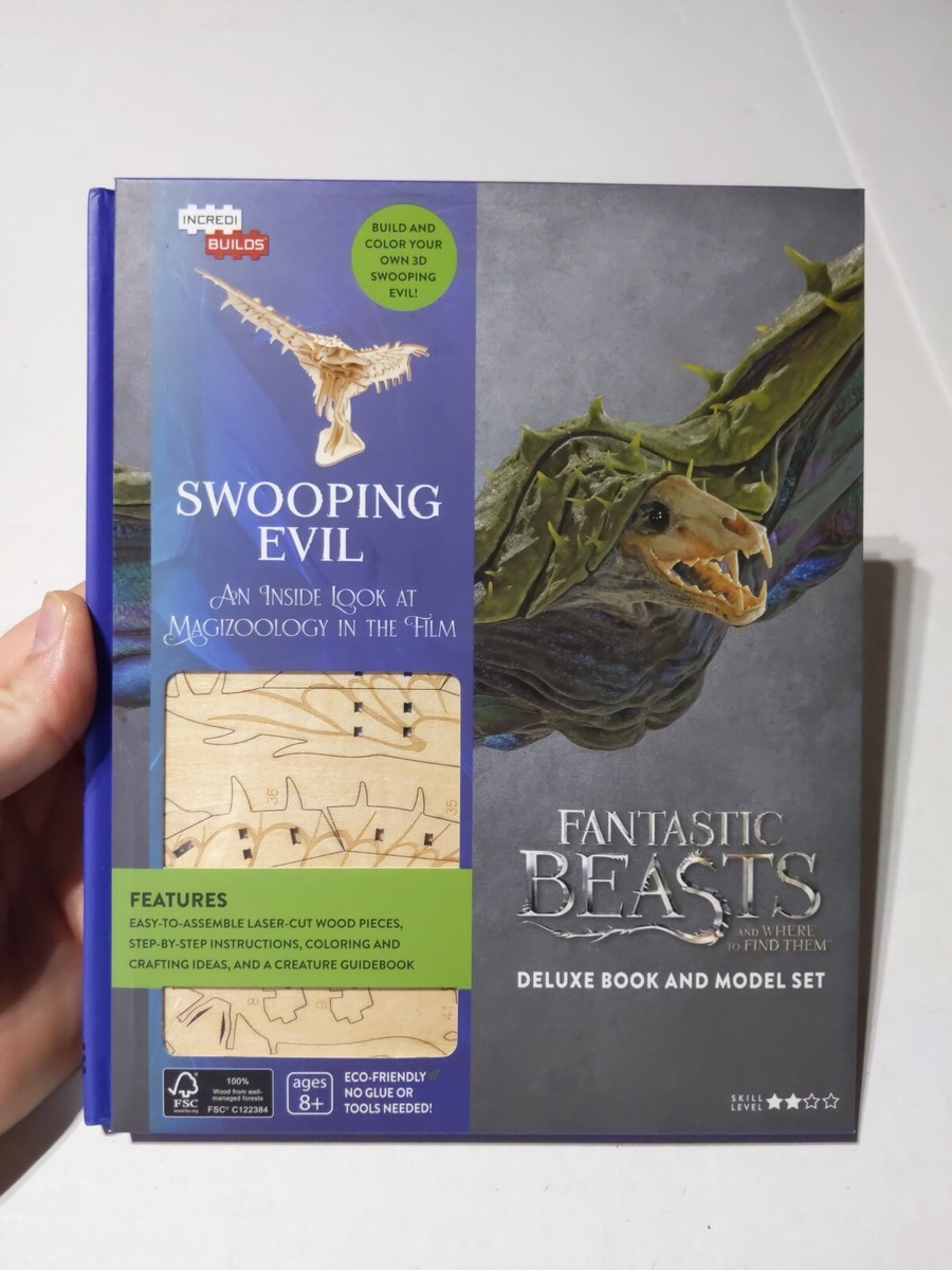 Fantastic Beasts Swooping Evil Deluxe Book & Model Set, Harry