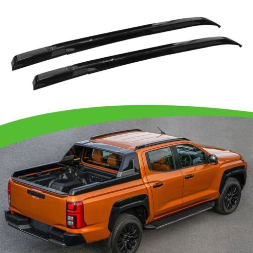 2Pcs Roof Rail Rack Side Rail Bar Fits for Mitsubishi Triton L200 LC2T 2023 2024