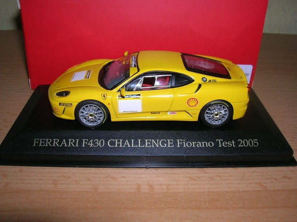 Ixo Ferrari F430 / F 430 Challenge Fiorano Test 2005 Gelb Yellow 1:43 FER019-image