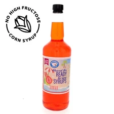 Hypothermias GUAVA Flavor Syrup 🍧 Snow Cone machine Shaved Ice Syrup QUART