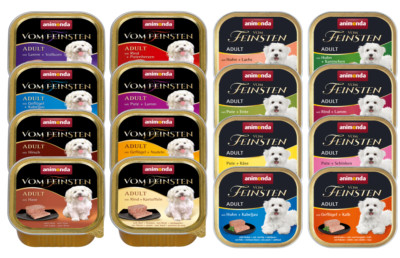 Animonda vom Feinsten Adult Mix 11x 150g / Nassfutter für kleine Hunde 