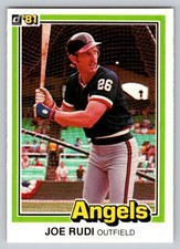 1981 Donruss - #174 Joe Rudi