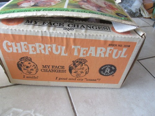 1965 Mattel Cheerful Tearful Baby Doll - In Original Box - Picture 9 of 9