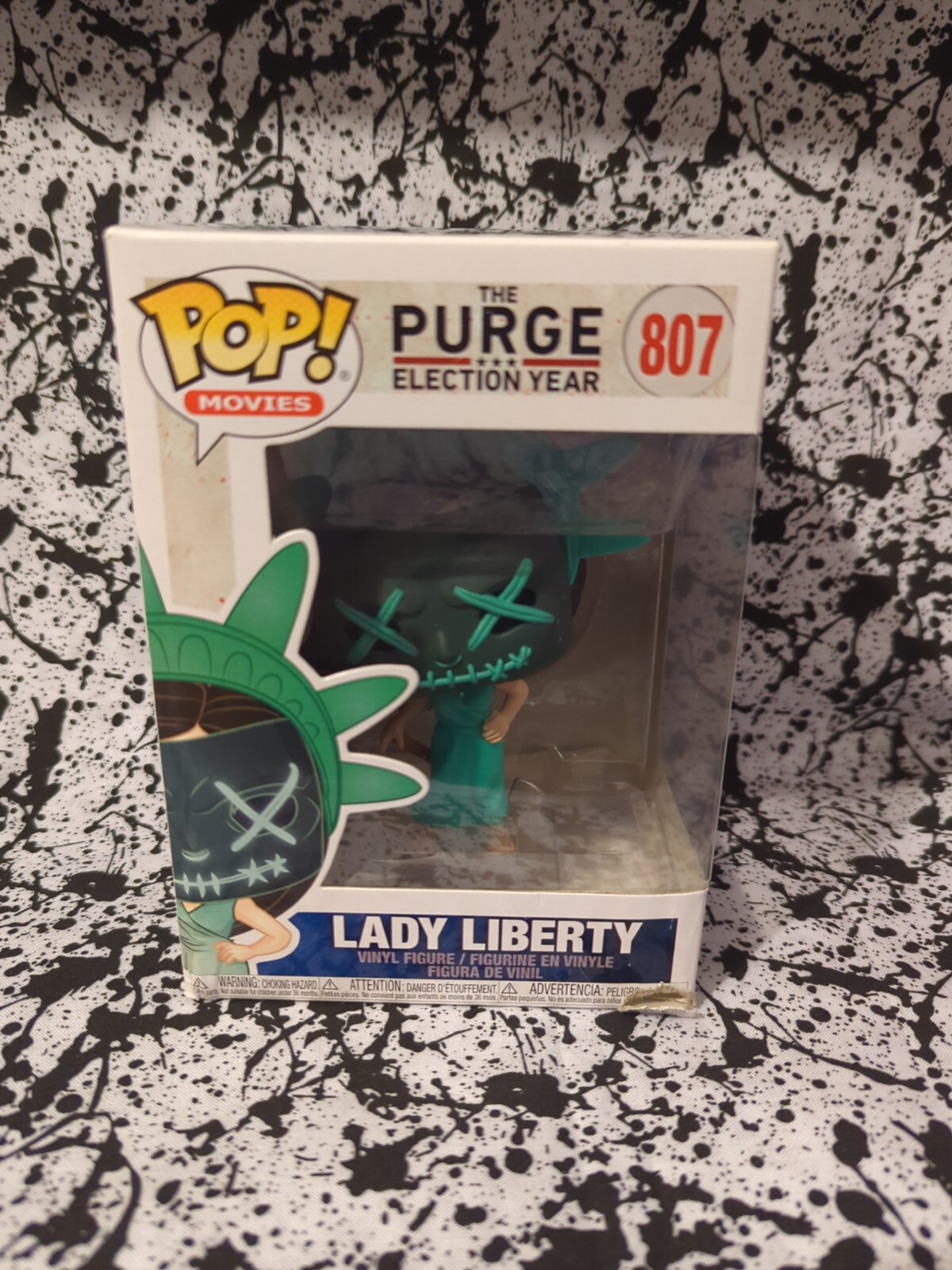 Funko Pop! Vinyl: The Purge Election Year- Lady Liberty #807 New But Damaged