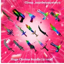 Chroma Set MM2 Murder Mystery 2 Cheap Roblox 22v