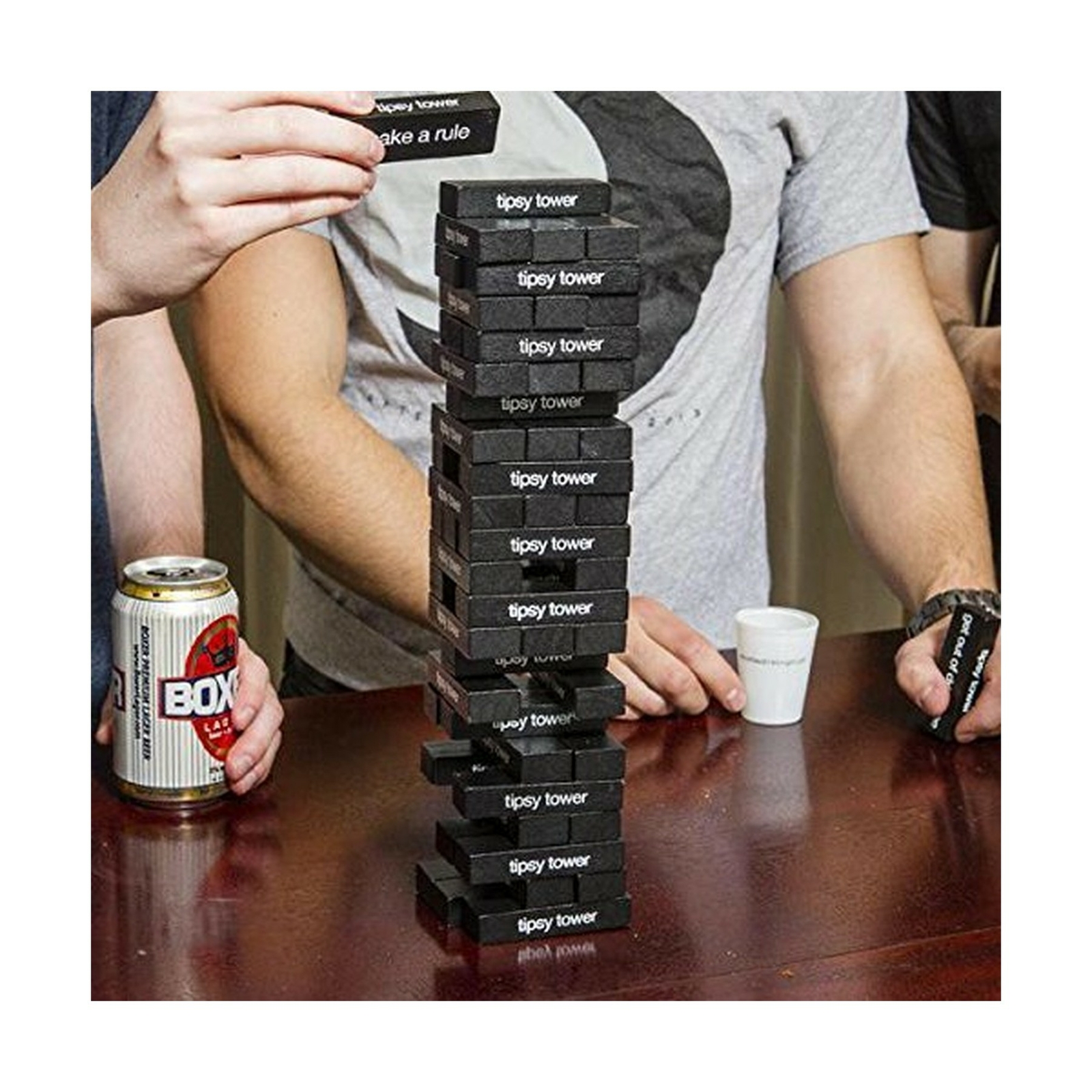 Tipsy Tower Drinking Game - 54 Blocks, over 35 Different Rules and Games -  Th... | eBay