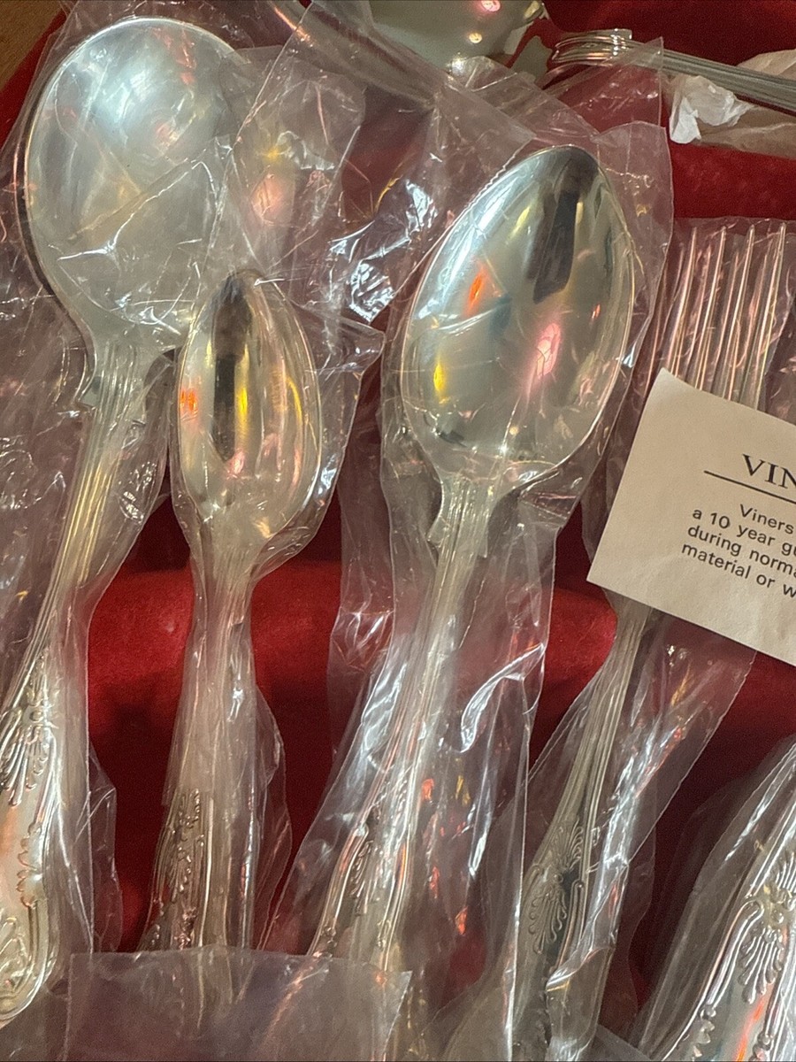 Viners 44 Piece viners Silver Plated Cutlery New Unused