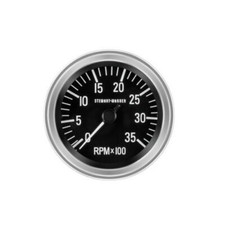 Stewart 82689 Tachometer Diesel 0-3500 Rpm 3 38 Diameter .51 Mechanical Analog