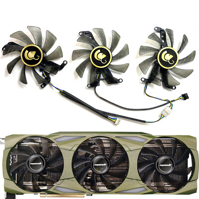 1 Set 85MM Graphic Card Cooling Fan Fit for MANLI RTX4070ti 12GB Graphic Card