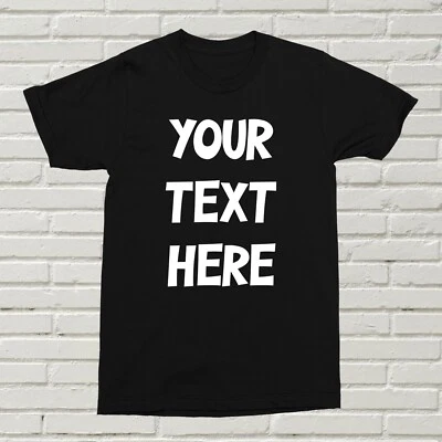 Customise Your Own T-Shirt With Your Own Words Stag Do Hen Do Personalised Funny