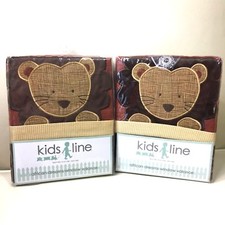 KIDS-LINE "African Dreams" Window Valances Lot of 2 Pkg's, 60 x 14" ea. New