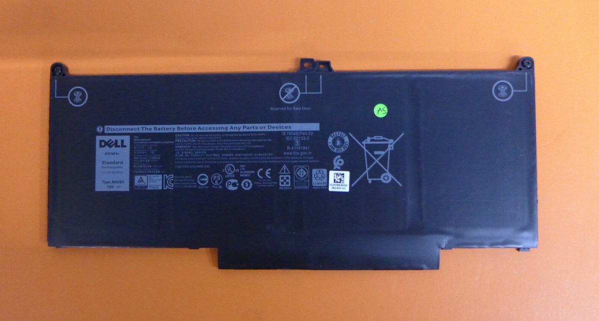 NEW Dell Inspiron 7300 7306 2-in-1 BLACK 60Wh 7.6V Laptop Battery