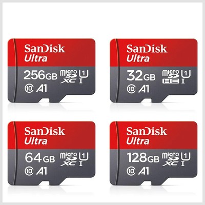 Ultra microsd 128 GB 32 GB 64 GB 256 GB 512 GB A1 Micro SD-Karte SD TF Flash-Kar