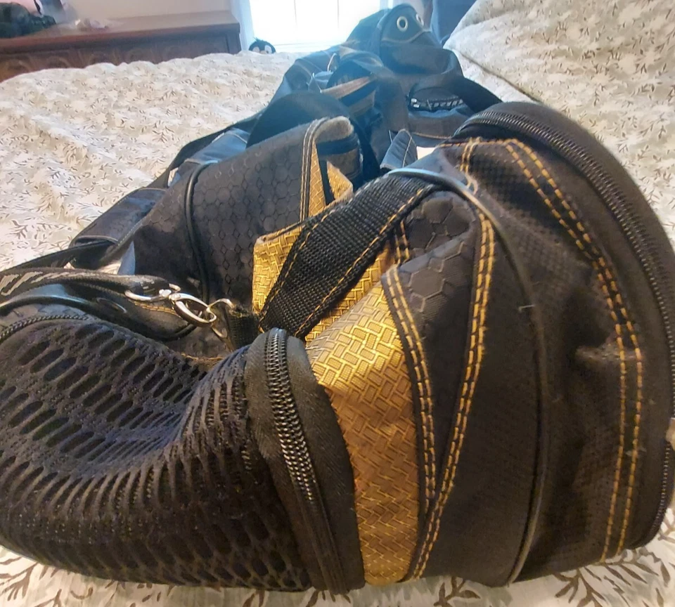 Bolsa de equipo Warrior LACROSSE 34” bolsa de lona grande 40" x 10" x 12" Foto 4 de 4