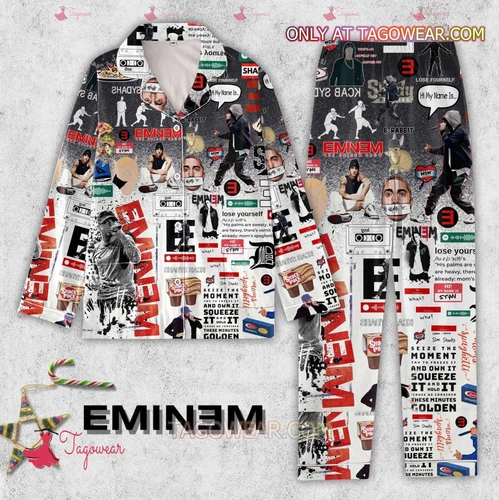 Eminem The Eminem Show Button Pajamas Set