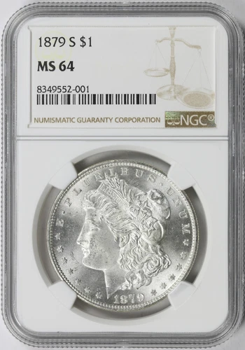 1879-S $1 Morgan Dollar NGC MS64