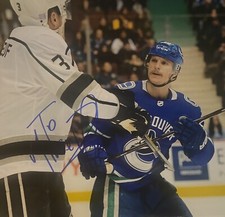 Antoine ROUSSEL Signed 8x10 Photo! NHL Veteran! Vancouver Canucks “To Mike”W/COA