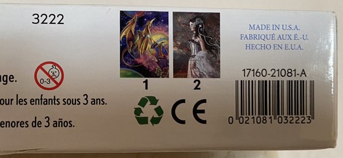 2 Ceaco 1000 Pc Puzzles "Magic" "Aveliad Autumn" Dragon Wizard Fantasy NEW - 第 17/17 張圖片