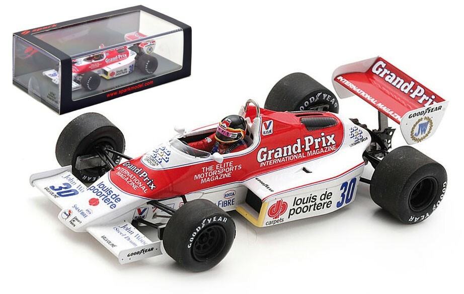 Spark S5790 Arrows A6 #30 British GP 1983 - Thierry Boutsen 1/43 Scale