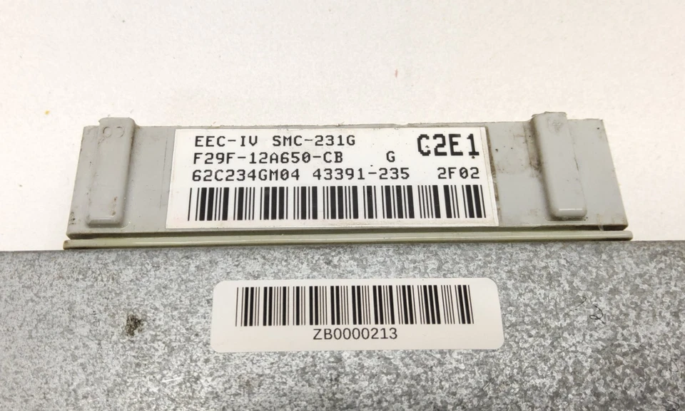 Módulo de controle de motor ECM ECU computador de 1992 Ford Aerostar F29F-12A650-CB - Imagem 2 de 4
