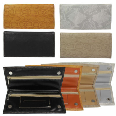 Tabakbeutel Drehertasche DUNDEE Feinschnitt 2x Tabak-Fach mit Kautschuk PU-Leder