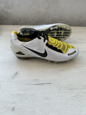 Nike Total 90 Zoom Laser FG White Yellow Football Soccer Cleats