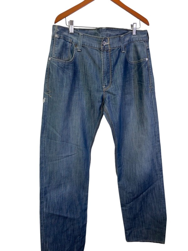 Men's Levi's Strauss & Co Slim Straight Leg Blue Jean Pant Sz 36 x32