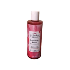 Heritage Store Rosewater Toner Moisturizing Essence Tones & Refines 8 fl oz