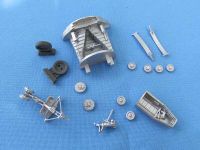 Metallic Details MDR48158 U-2A/C. Landing gears (AFV Club), 3D-printed, 1/48