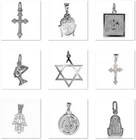 925 Sterling Silver Pendant Charm Religious Religion Italian Jewellery Gift
