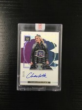 2023 Panini Impeccable WWE - Watercolor Signatures Charlotte #WS-CFL Silver /25