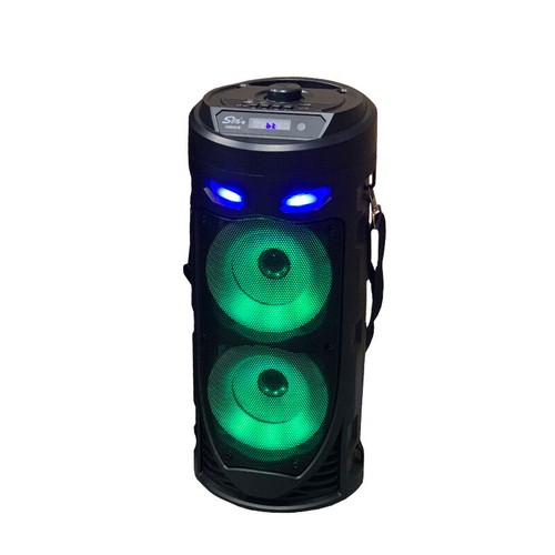 Portable Bluetooth Speaker Wireless Speaker Double 4”Full range Stereo Sound - Zdjęcie 2 z 6