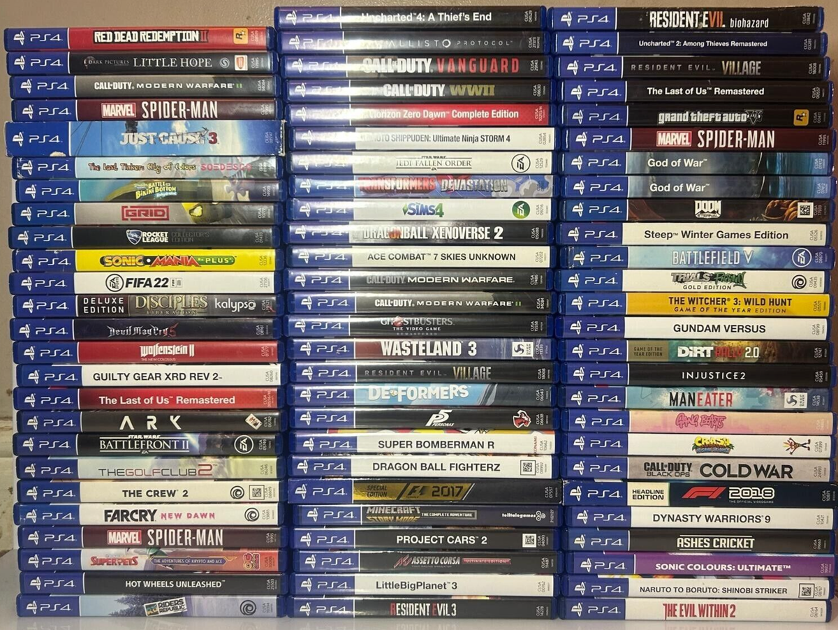 Sony Playstation 4 PS4 Games - Various Titles - Multi