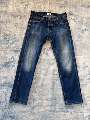 Tommy Hilfiger Denim Distressed Wash Ronan LADR Straight Leg Jeans 32 x 32
