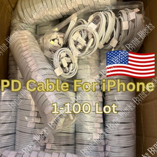 Fast Charger USB C Charging Cable For iPhone 14 13 12 11 Pro Max XR 8 iPad Lot