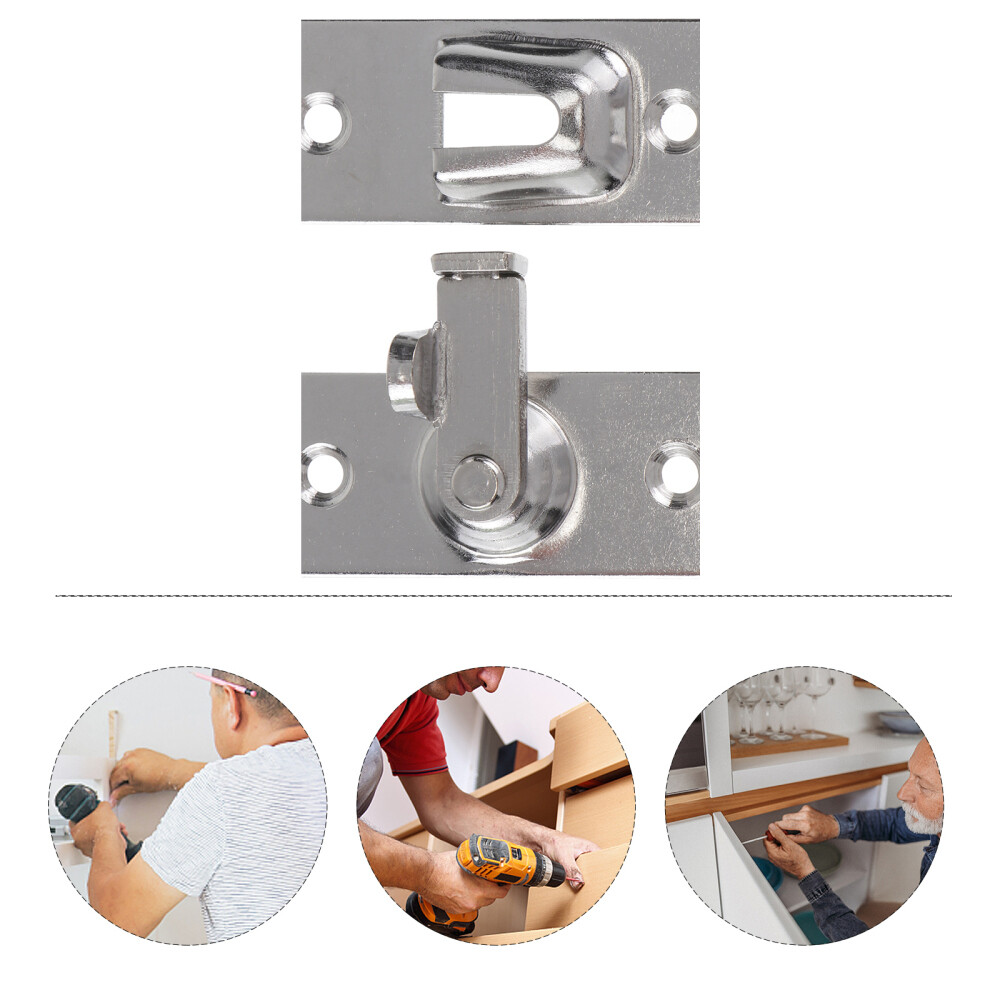 Security Barrel Bolt Sink Strainer Drain Hair Catcher Sticker Travel