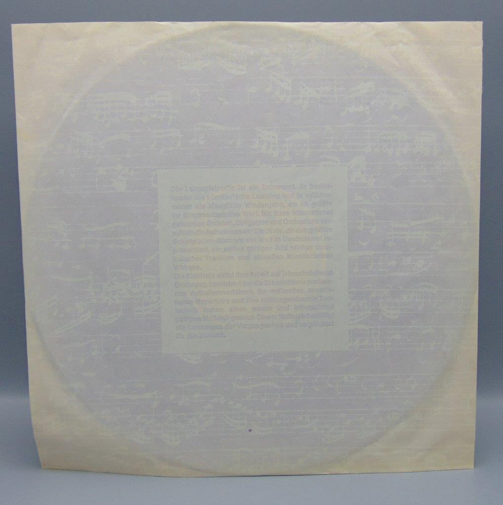 Bach/Oistrach Violinkonzert In A-moll Und E-Dur LP SLPM 138