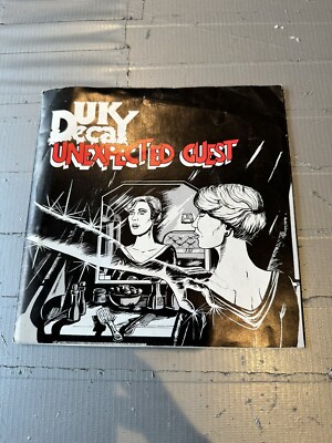 UK Decay Unexpected Guest Dresden 1981 punk 7'' vinyl fold out sleeve EX/EX A2/B